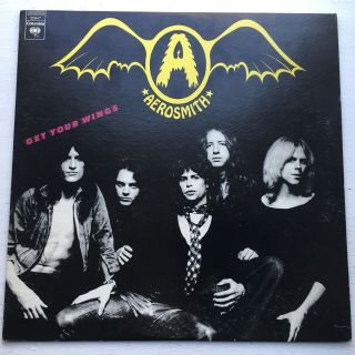 Vintage 1974 Aerosmith " Get Your Wings " Columbia Records (pc - 32847) Nm -