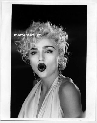 M24c Madonna Vogue Video Vintage 1990s Black White 8x10 Photo =david Fincher=