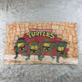 Vintage 1988 Teenage Mutant Ninja Turtles Tmnt Mirage Studios Usa Pillow Case
