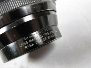 Rank Taylor Hobson 8 1/4 Inch F4.  5 Xerox Lens