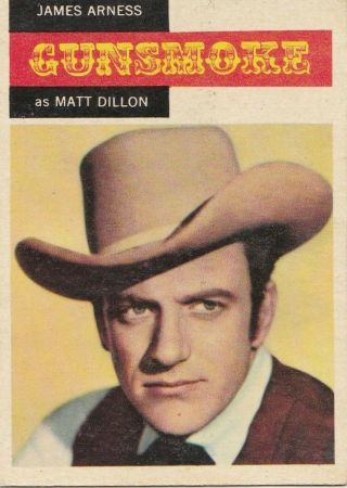 1958 Tv/western Gunsmoke (james Arness As Matt Dillon 1) (vintage)
