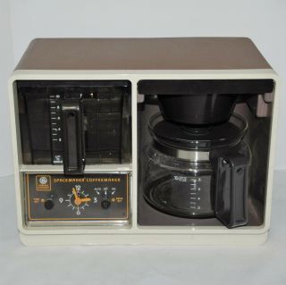 Vintage Ge General Electric 10 Cup Spacemaker Under Cabinet Coffee Maker -