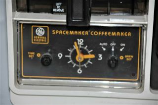 Vintage GE General Electric 10 Cup SpaceMaker Under Cabinet Coffee Maker - 2