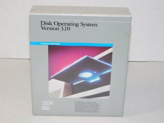 Nos Vintage Ibm 3.  10 Disk Operating System Personal Computer Pc Software
