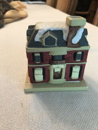 Vintage Claire Burke Christmas Memories Hand Painted House