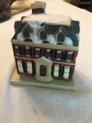Vintage Claire Burke Christmas Memories Hand Painted House 3
