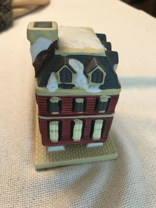 Vintage Claire Burke Christmas Memories Hand Painted House 4