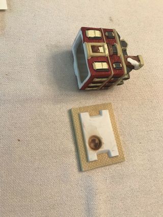 Vintage Claire Burke Christmas Memories Hand Painted House 5