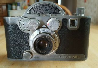 Vintage Mercury Ii 35mm Film Camera Universal Camera Company