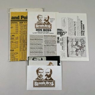 Vintage Beagle Bros Dos Boss For Apple Ii Software Iie Ii Plus Complete