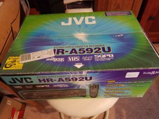 Jvc Vcr Hr - A592u Vcr Player Recorder Play S Video Tapes Also