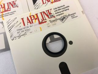 Vintage IBM / MAC : LAP - LINK Macintosh Software Including Cables and Floppys 6