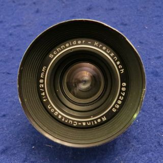 Vtg Schneider - Kreuznach Curtagon 28mm f/4 Lens Compur for Kodak Retina Reflex 3