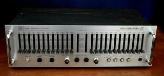 Rare Adc Ss - 2 Sound Shaper Ii Ic Brushed Aluminum 12 Band Stereo Equalizer