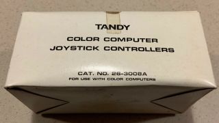 Radio Shack TRS - 80 Tandy Color Computer Joystick Game Controllers 26 - 3008A NIB 2