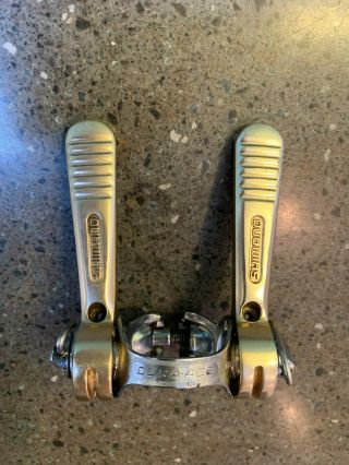 Shimano Dura - Ace 1st Gen Vintage Gear Levers Gold Sl - 101 1970s A1 Campagnolo Fit