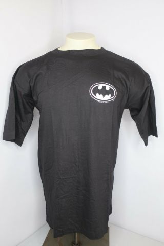 Vtg 90s Batman Returns Tim Burton The Bat The Cat The Penguin Promo T - Shirt Sz M