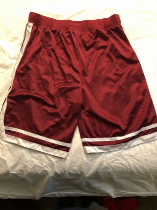 Vintage Champion South Carolina Gamecocks Shorts Maroon Large Basketball NCAA 6