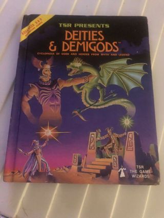 Deities & Demigods 144 Pages Cthulhu And Melnibonean Tsr 2013 1e Ad&d Dungeons