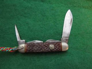 VINTAGE ULSTER USA BSA BOY SCOUTS CAMP SURVIVAL KNIFE WITH LANYARD 5