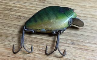 Vintage Wood/Wooden Heddon 740 Punkinseed Sunfish Fishing Lure 2