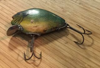 Vintage Wood/Wooden Heddon 740 Punkinseed Sunfish Fishing Lure 4