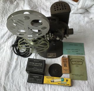 Vintage Keystone Model A - 72 Portable 16mm Film Projector In Hard Case,