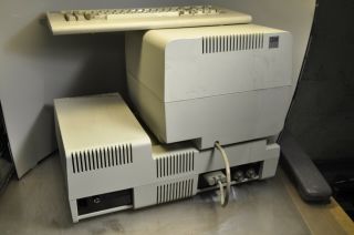Vintage IBM 5291 Terminal w/ Keyboard IBM Monochrome Green Monitor - No Power On 7