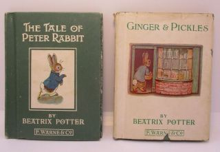 Beatrix Potter The Tale Of Peter Rabbit Ginger & Pickles F.  Warne Vintage Books