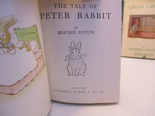 Beatrix Potter The Tale of Peter Rabbit Ginger & Pickles F.  Warne Vintage Books 2