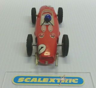 SCALEXTRIC Tri - ang Vintage 1960s C62 FERRARI 156 ' Sharknose '  English 4