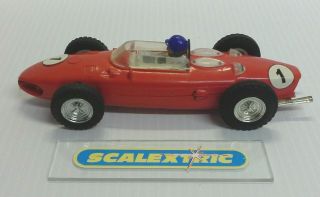 SCALEXTRIC Tri - ang Vintage 1960s C62 FERRARI 156 ' Sharknose '  English 5