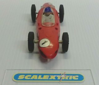 SCALEXTRIC Tri - ang Vintage 1960s C62 FERRARI 156 ' Sharknose '  English 6