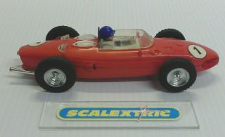 SCALEXTRIC Tri - ang Vintage 1960s C62 FERRARI 156 ' Sharknose '  English 7