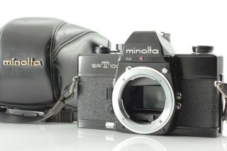 【for Parts】minolta Srt 101 Black 35mm Slr Md - Mount Body Only From Japan 637