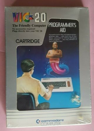 Rare Nos Commodore Vic Vc 20 Progammers Aid Cartridge Misb Vic - 1212