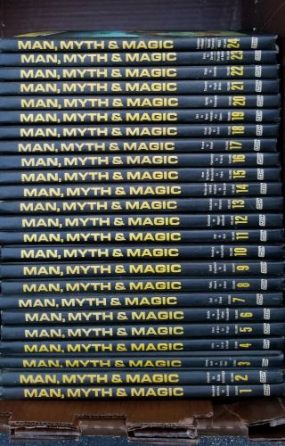 1970 Man Myth & Magic Illustrated Supernatural Encyclopedia Complete Set Occult