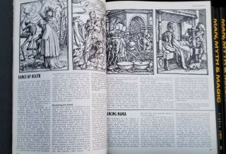 1970 MAN MYTH & MAGIC Illustrated SUPERNATURAL Encyclopedia Complete Set OCCULT 4