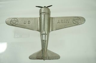 Vintage Tootsietoy US Army 119 Northrup Alpha Plane Diecast Toy Airplane Silver 4