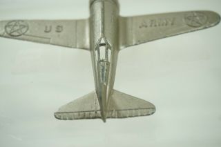 Vintage Tootsietoy US Army 119 Northrup Alpha Plane Diecast Toy Airplane Silver 5