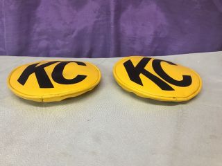 KC Off Road Hi - Light Covers 2 Vintage Yellow 6” Lights 5