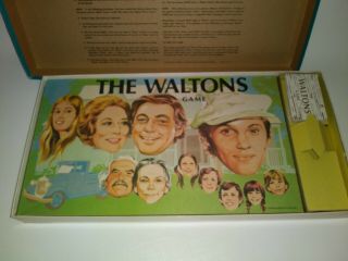 VINTAGE 1974 THE WALTONS BOARD GAME BY MILTON BRADLEY COMPLETE.  VG COND 3