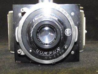 Rare Vintage F Deckel Korelle Folding Camera w/Enoldar 4.  5 f=7.  5cm & Case - 1931 4
