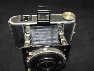 Rare Vintage F Deckel Korelle Folding Camera w/Enoldar 4.  5 f=7.  5cm & Case - 1931 5