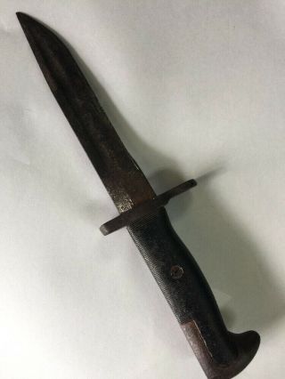Vintag Ww2 / Wwii Us Military Fighting Knife