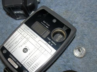 Vintage GOSSEN LUNA PRO Camera Light Meter w/Angle Attachment J0878 2