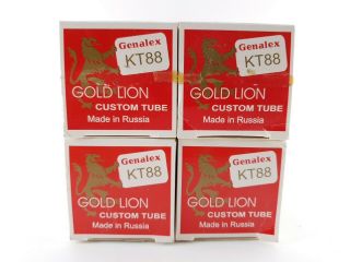 4 X Kt88 Genalex Gold Lion Production,  Matched Quad.  C18 Enair