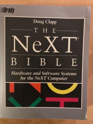 NeXT Bible Clapp in conditon Openstep Apple NeXTSTEP NeXTcube 2