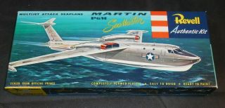 Vintage Revell Martin P6m Navy Sea Master Aircraft Plastic Model Kit