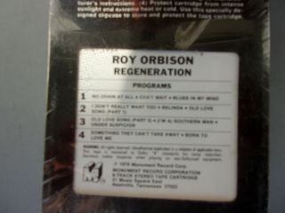 Vintage Roy Orbison - regeneration.  8 Track Tape 2